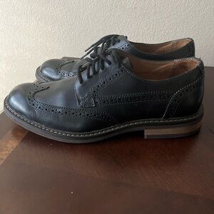 Vionic Bruno Men's wing tip black leather shoes size 7